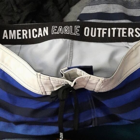American Eagle Outfitters Striped Swim Shorts - Picture 3 of 4